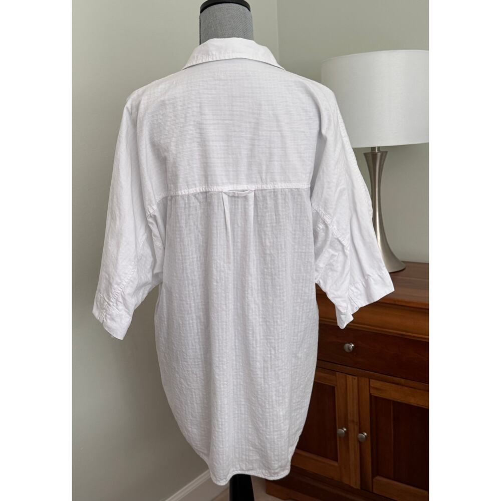 Everlane The Cotton Tourist Shirt Button Down White Oversized Women's Size M - Picture 8 of 12